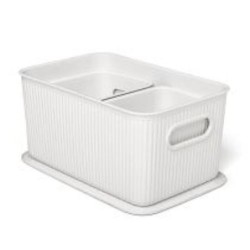 SET 3 CESTAS 1X5L+2X1,5L+TAPA BAOBAB BCO.PERGAMON