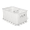 SET 3 CESTAS 1X5L+2X1,5L+TAPA BAOBAB BCO.PERGAMON