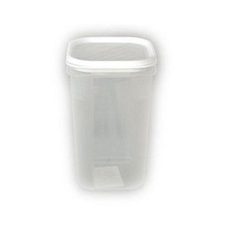 CONTENEDOR ALIMENTOS 1 L. BLANCO CUADRADO 1160401