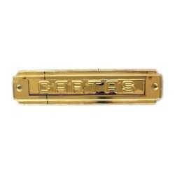 PLACA BUZON 220X50 LATON PULIDO 2102