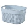CESTA ROPA FILO RECTANGULAR S 6L AZUL