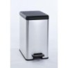 CUBO PEDAL 25 L. SLIM BIN PLATA 213300