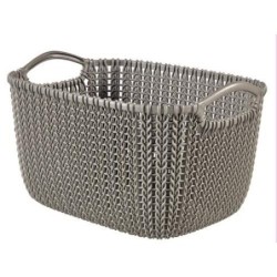 CESTO RECTANGULAR 19 L. MARRON 230001