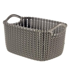 CESTO RECTANGULAR 8 L. MARRON 230011