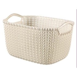 CESTO RECTANGULAR 8 L. BLANCO OASIS 230012