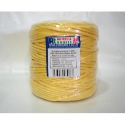CUERDA TRENZADA ALMA PP. 4 MM. BLC/AMA. 200 M.