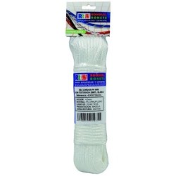 CORDON RIEL POLIPROPILENO 2,5 MM. BLANCO 15 M.