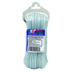 CUERDA CABL-PLASTICO PE. 4 CABOS 5 MM.VERDE 20 M.