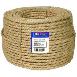CUERDA CABLEADA SISAL 4 CABOS 10 MM. 100 M.