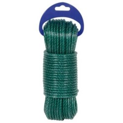 CABLE ACERO PLASTIFICADO VERDE 15 M.