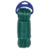 CABLE ACERO PLASTIFICADO VERDE 15 M.