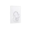 COLGADOR ADHERENTE REUTILIZABLE 60X47MM TRANSP.