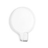 COLGADOR ADHESIVO CIRCULAR TRANSPARENTE 2UDS.