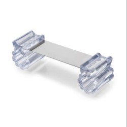 RETENEDOR DE PUERTAS FLEXIBLE TRANSPARENTE.