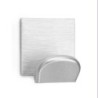 COLGADOR ADHESIVO INOX CROMO MATE (BL.-2) 2078-7