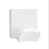 COLGADOR ADHESIVO INOX BLANCO (BL.-2) 2078-B