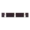 COLGADOR HAYA 3 GANCHOS ACERO/WENGUE  3703-0