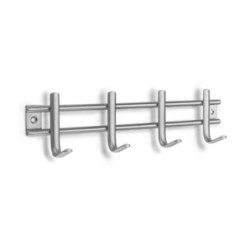COLGADOR ACERO INOXIDABLE 4 GANCHOS 3717-1