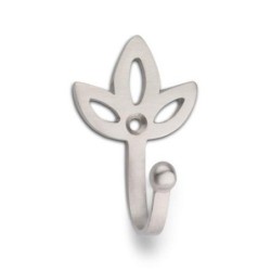 COLGADOR LATON TULIPAN NIQUEL SATINADO 3751-7