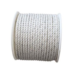 CORDON POL.3 CABOS ALMA TRENZ.10 MM.BCO./AZ.100 M.