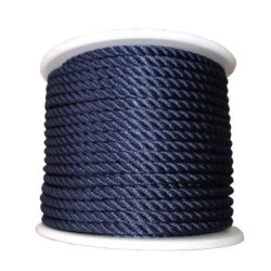 CORDON POLIESTER 10 MM. AZ. NAVY HYC-BRAID 100 M.