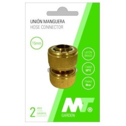 ENLACE REPARADOR LATON PARA MANGUERA 15MM