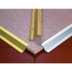 PLETINA ALUMINIO ANODIZADO ORO ADHESIVA 37X12X0.83