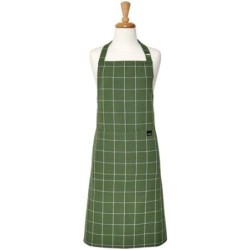 DELANTAL ALG.RECICLADO 89X70CM CUADROS VERDES