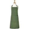 DELANTAL ALG.RECICLADO 89X70CM CUADROS VERDES