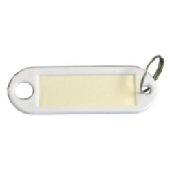 LLAVERO VENTANILLA BLANCO A-1 (BOLSA 100)