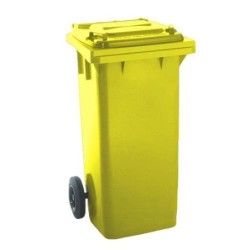CONTENEDOR 120L. COLOR AMARILLO 04005