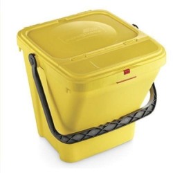 CUBO ECOTOP 40L.NO VENTILADO C/ASA+COMPUERTA AMA.