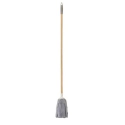 FREGONA MICROFIBRA BAMBOO PRINT GREY CON PALO 9394