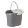 CUBO RECT.BAMBOO PRINT GREY CON ESCURRIDOR 9392