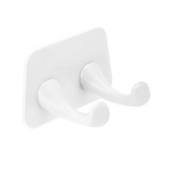 COLGADOR MULTIUSOS DOBLE GANCHO COMPACT GRIS CLAR