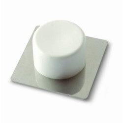 TOPE PUERTA ADH.ACERO INOX BLANCO B90010B
