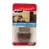 TOPE ACERO ADHESIVO MARRON (DISPLAY-1) 9004