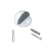 TOPE PUERTA C/PIVOTE Y TORNILLO BLANCO B90200D