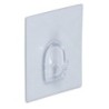 PERCHA REMOVIBLE BASE 80X62 MM. TRANS. BL-1