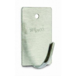 COLGADOR GANCHO ADHESIVO INOXIDABLE (DISPLAY-3)
