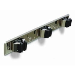 CUELGA ESCOBAS CON RODILLO TRIPLE (DISPLAY-1) 7066