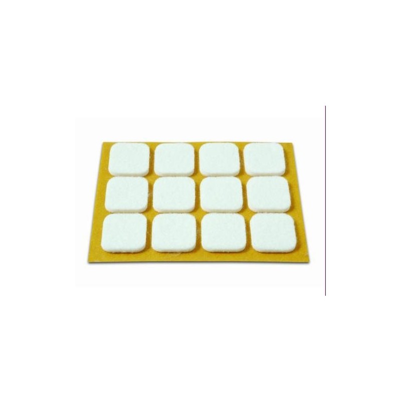 DESLIZADORES FIELTRO 20X23MM.BLANCO (DS-12)B70740B