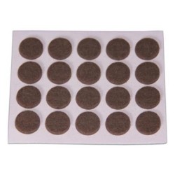 FIELTRO ADHESIVO DISCO 16 MM. MAR. DISPLAY-20