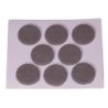 FIELTRO ADHESIVO DISCO 25 MM. GRIS DISPLAY-8