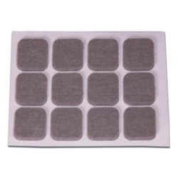 DESLIZADOR FIELTRO SINT. 20X23 MM. GRIS DISPLAY-12