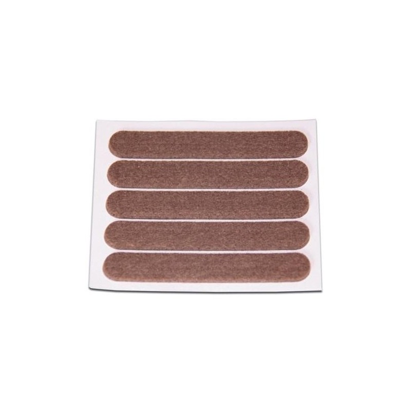 DESLIZADOR FIELTRO SINTETICO 13X91MM MARRON (DS-5)