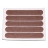 DESLIZADOR FIELTRO SINTETICO 13X91MM MARRON (DS-5)