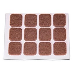 DESLIZADORES FIELTRO ADHESIVO 20X23 MM. BL-12