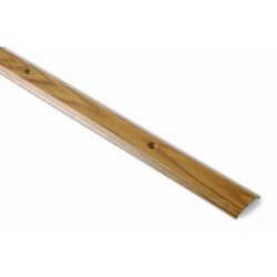 TAPAJUNTAS MOQUETA INOX MADERA CLARA 34MMX82CM