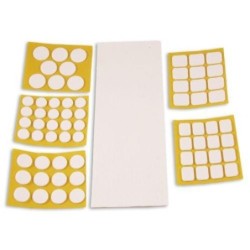 DESLIZADORES FIELTRO BLANCO SURTIDO 69 UD B62810B